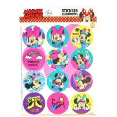 Plancha de Sticker x2 Minnie