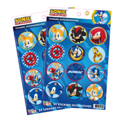 Plancha de Sticker x2 Sonic