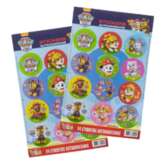 Plancha de Sticker x2 Paw Patrol