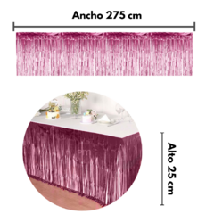 Guirnalda Metalizada Flecos (275x25) x1 Un Lila