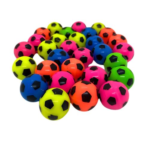Pelota Saltarina Futbol Multicolor 27 Mm X 10 U