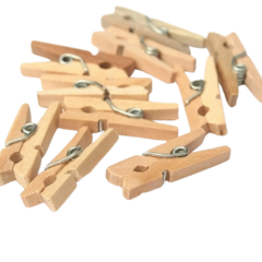 Broches Madera x25 un