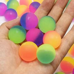 Pelota Saltarina Bicolor 27 mm x10 Un
