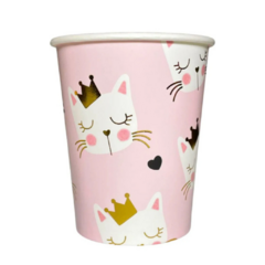 Vaso de Polipapel Kitty x6 Un