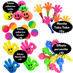 Kit Juguetes Bolsita Carita Smile x50u en internet