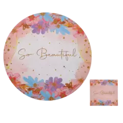 Plato de sitio + Porta Servilleta/Cubiertos x50un - tienda online