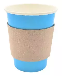 Vasos Polipapel Colores Pasteles + Collarín Café X 20 Un - Planeta Fiesta