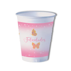 Vaso Mariposa x10