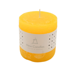Velas Cilíndricas 7X7 Varios Colores Con Aromas X1 Un - Planeta Fiesta