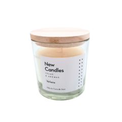 Velas De Soja Roma Con Aromas Tapa De Madera X1 en internet