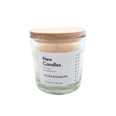 Velas De Soja Roma Con Aromas Tapa De Madera X1