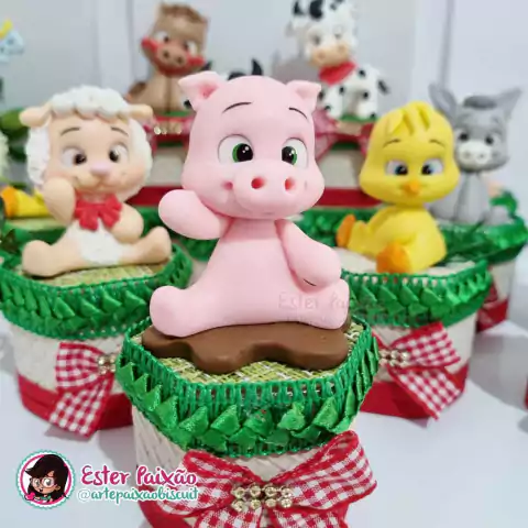 KIT Fazendinha 12 peças pronta entrega