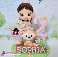 Topo de bolo com cenário (SOB ENCOMENDA)