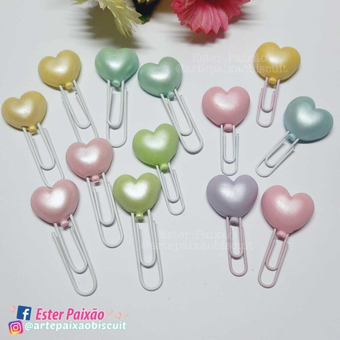 Clips balões de corações
