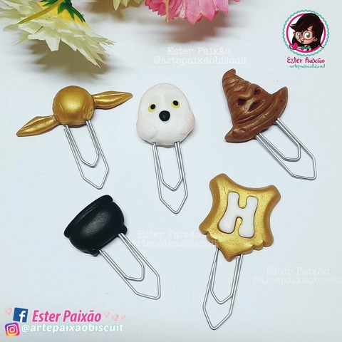 Kit 5 clips Harry potter