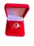 Anel Ouro 18k 750 com Pedra Oval 6x4 Rubi - ART BABY METAIS