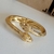 Bracelete serpente dourado