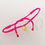 Beach Tennis "Entre Linhas" Aço Inox - Rosa Neon