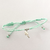Beach Tennis "Entre Linhas" Aço Inox - Menta - comprar online