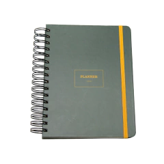 Planner Permanente Wire-o A5 Musgo Pó de Ouro - comprar online