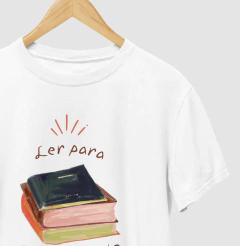 Camiseta Básica Ler para ver o mundo - comprar online