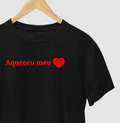 Camiseta Básica Aqueceu Meu Coração - comprar online