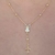 Colar terço nossa senhora aparecida Prata 925 e Banhado a Ouro18k com garantia - loja online