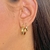 KIT Argolas feminina banhado a ouro - comprar online