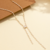 colar decote cravejado de zirconias banhado a ouro com garantia
