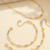 Corrente choker com Pedras Coloridas Delicadas - Banhado Ouro18k na internet