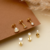 Brinco Trio Perola - Segundo Furo - Banhado a Ouro com Garantia 12 Meses - comprar online