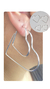 Argola Coração kit 2 pares em Prata 925