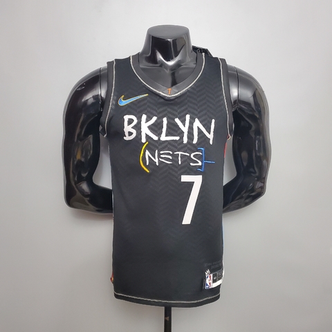 Camisa Nike Brooklyn Nets Durant - Preto
