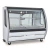 TEM-150 VITRINA DELICATESSEN VIDRIO PANORÁMICO BLANCA - comprar en línea