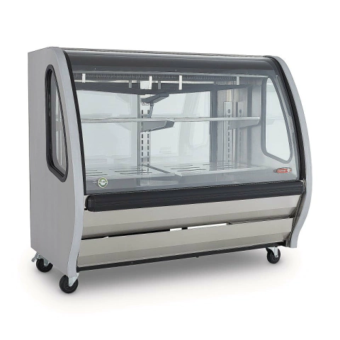 TEM-150AI VITRINA DELICATESSEN VIDRIO PANORÁMICO A