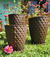 Kit Vaso Planta Redondo Jardim Polietileno Diamante 3d 3uni - loja online