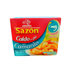 Caldo de Camarão em Pó Sazon 32,5g.
