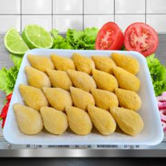 Coxinhas de Salmão c/ Massa de Mandioca