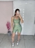 Conjunto acetinado shorts fitness na internet