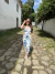 Vestido vanila sol azul - comprar online