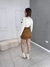 Shorts mom clochard marrom - Moda belíssíma