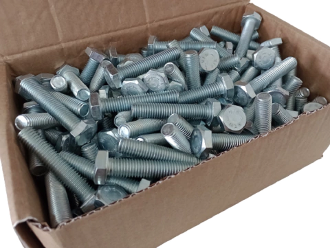 Parafuso Sextavado M10 x 50 Zincado New-Fix - 200pçs