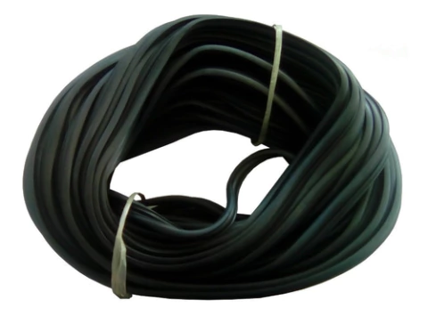 Borracha Guarnição Alumínio Vidro Dupla Grossa Rolo 50metros