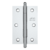 Dobradiça Aço Porta Madeira Stam 1,7mm Kit Cromado 3pç - Kmp Acessórios | Ferragens Portas e Janelas Envio para Todo Brasil