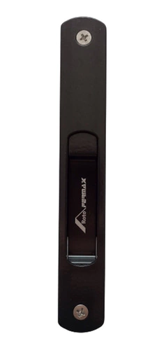 Concha Cega Porta Janela Alumínio Madeira Fermax Preto Con04