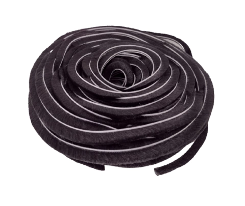 Fita Escovinha Esquadria Alumínio Janela De Vidro 5x12 50mts