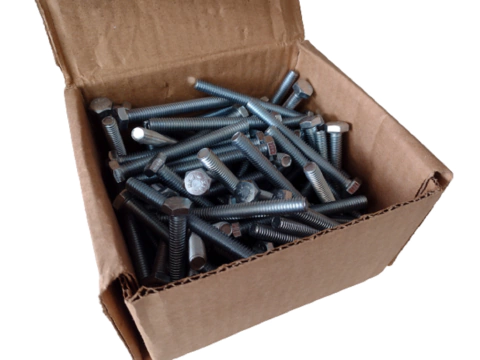 Parafuso Sextavado 5/16 x 3 Zincado New-Fix - 100pçs