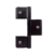 Dobradiça 3 Abas Porta Camarão Aluminio Fermax DOB12 Preto 2pç - comprar online