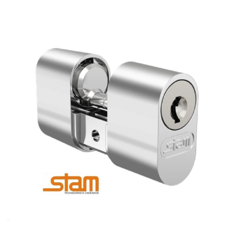 Miolo Cilindro Tambor Fechadura Stam Gorje Original Cromado