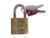 Cadeado Stam Zamac Latonado Médio E-Coat 30mm C / 2 Chaves - comprar online